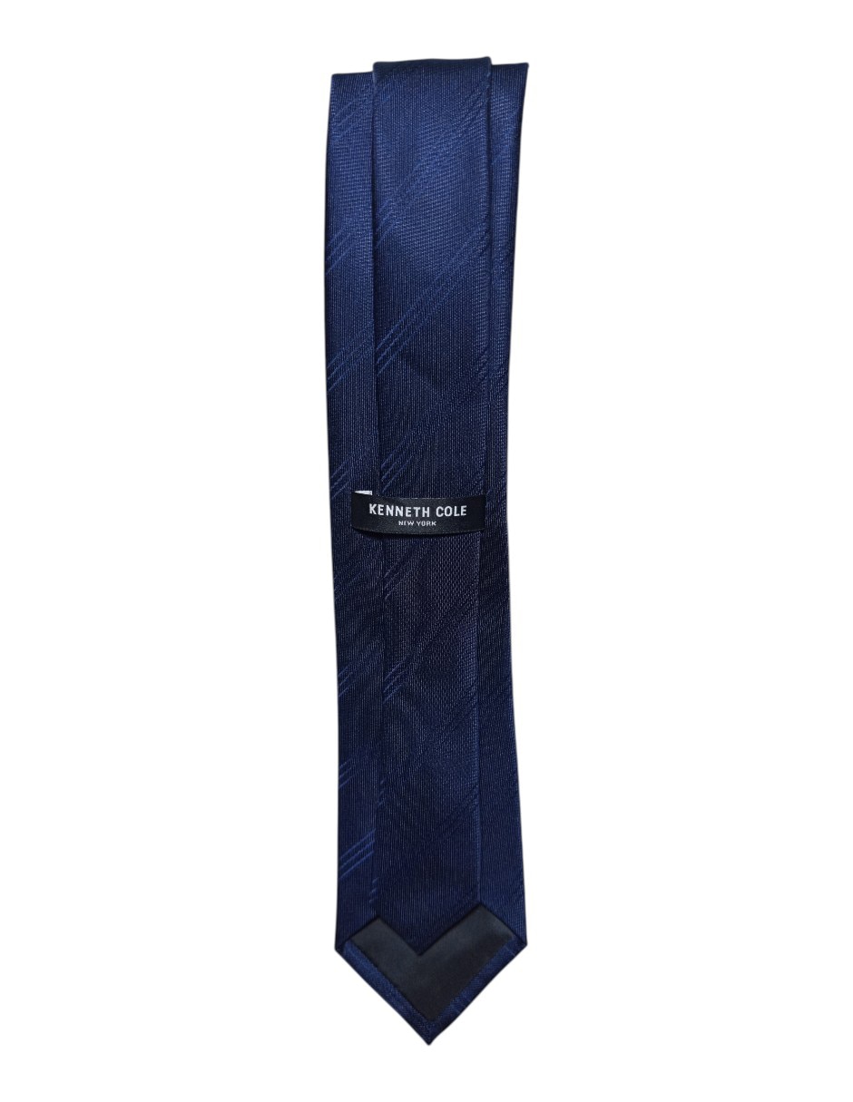 Corbata regular de seda estampado a rayas para hombre 3