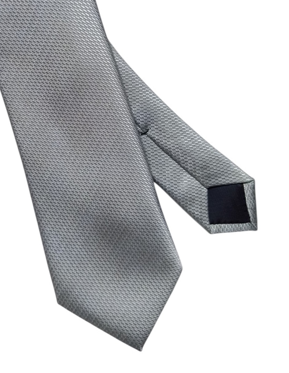 CORBATA KC NY GRÁFICO REGULA, PLATEADO