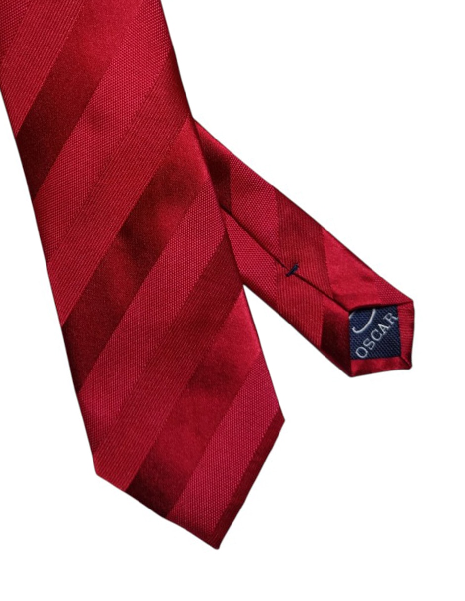 CORBATA O DE LA RENTA A RAYAS RE, ROJOS