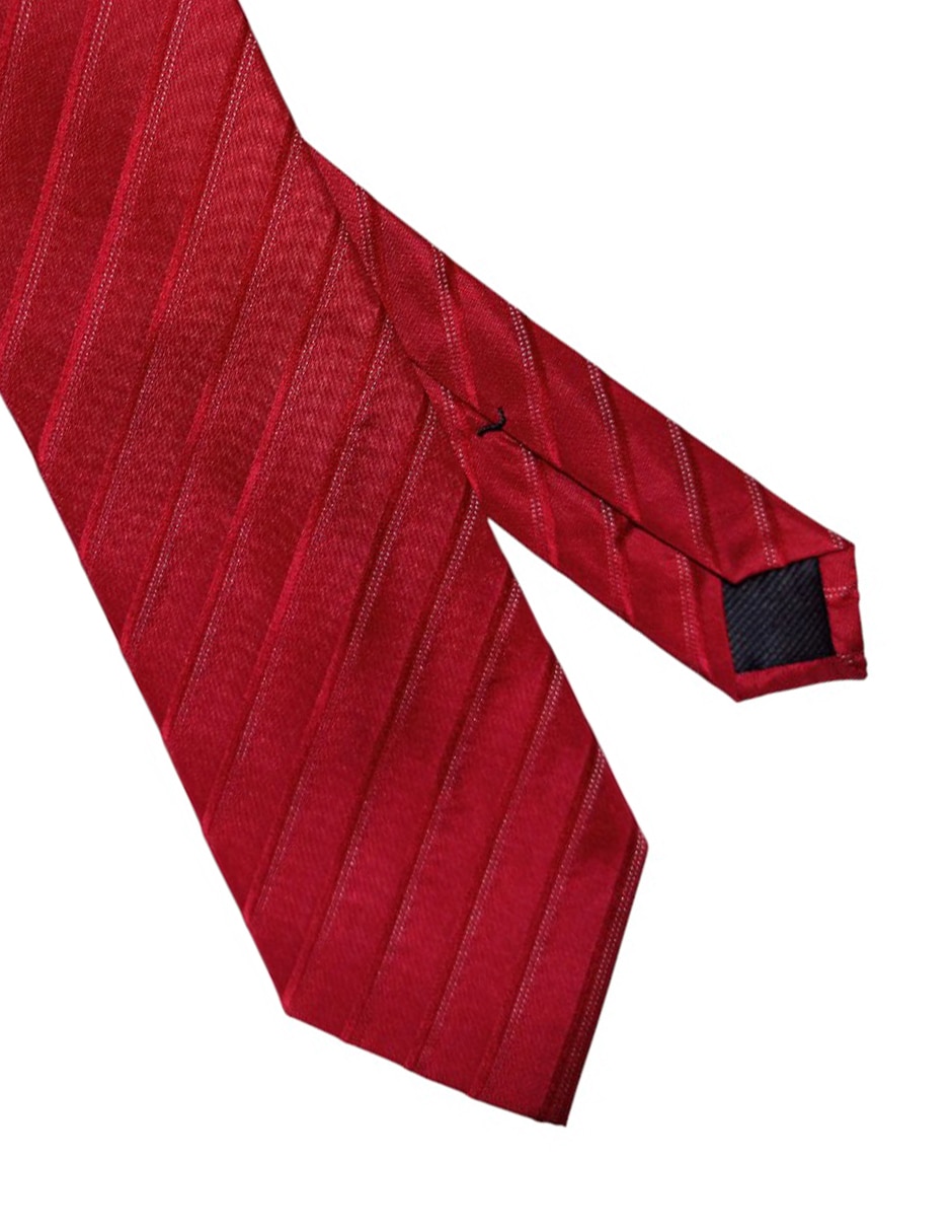 CORBATA DKNY C A RAYAS REGULAR S, ROJO
