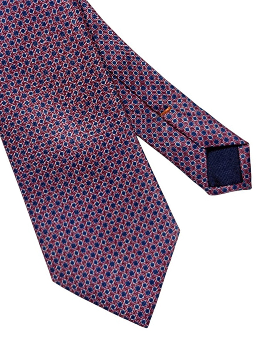 CORBATA JBE GEOMÉTRICO REGULAR S, ROJO