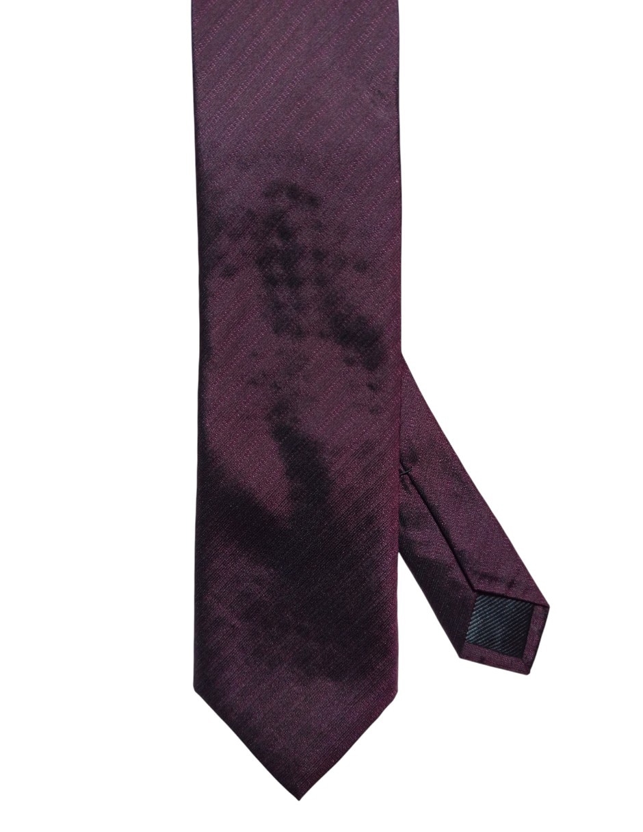 Corbata regular de seda estampado gráfico para hombre