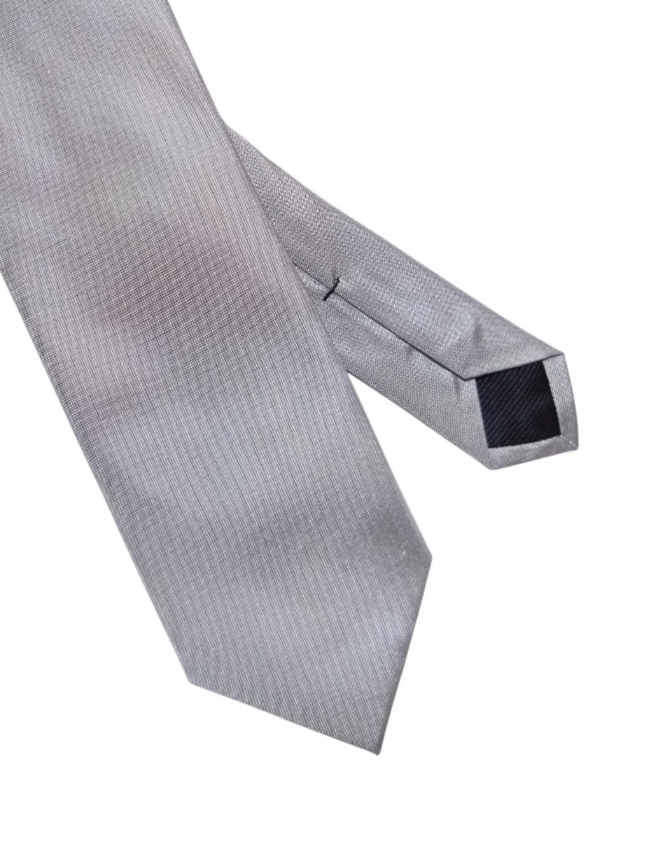CORBATA DKNY C LISO REGULAR , PLATEADO