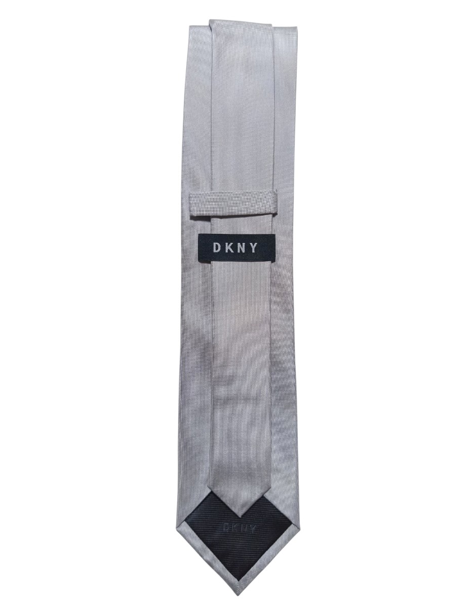 CORBATA DKNY C LISO REGULAR , PLATEADO