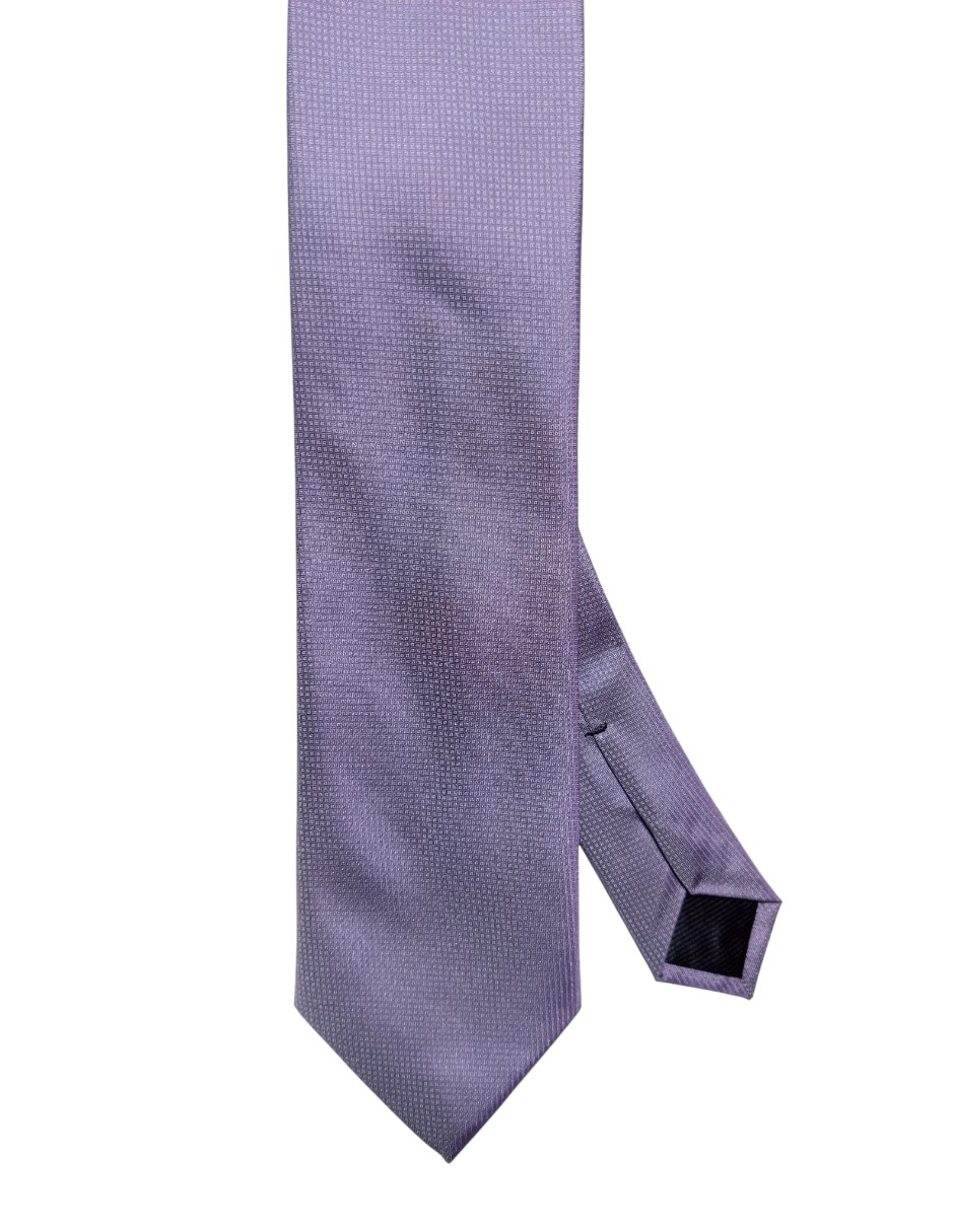 Corbata regular de seda estampado gráfico para hombre