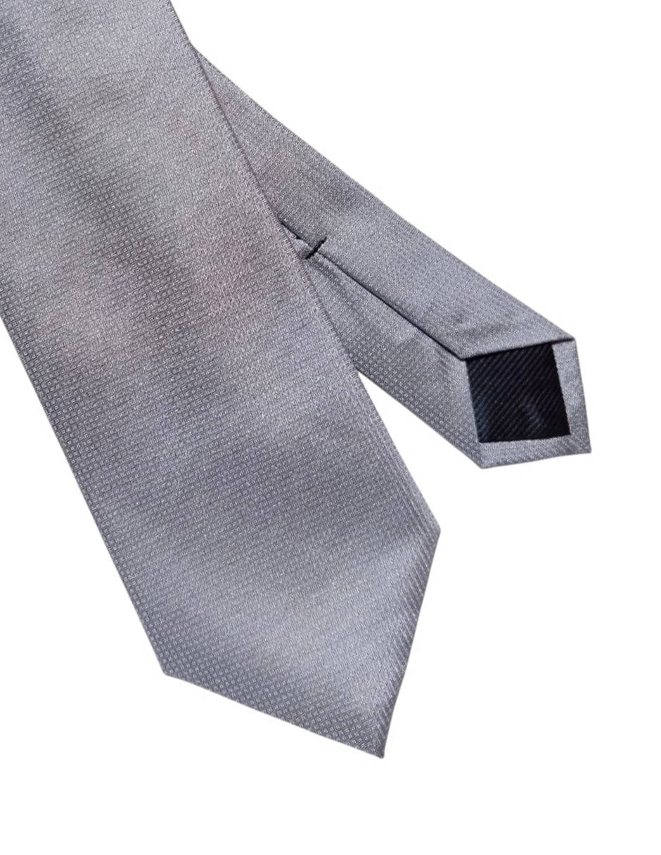 CORBATA DKNY C GRÁFICO REGUL, PLATEADO