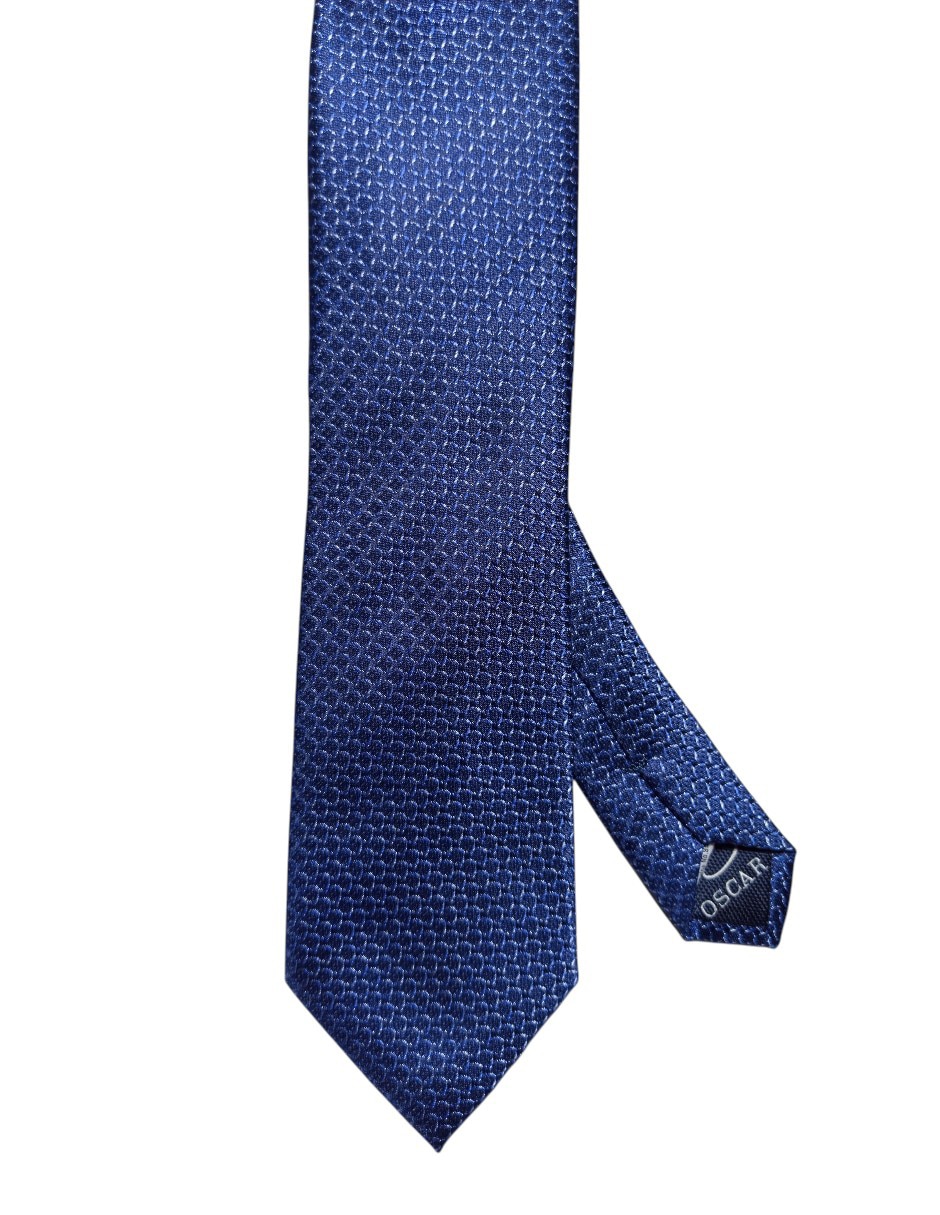 Corbata regular de seda estampada para hombre
