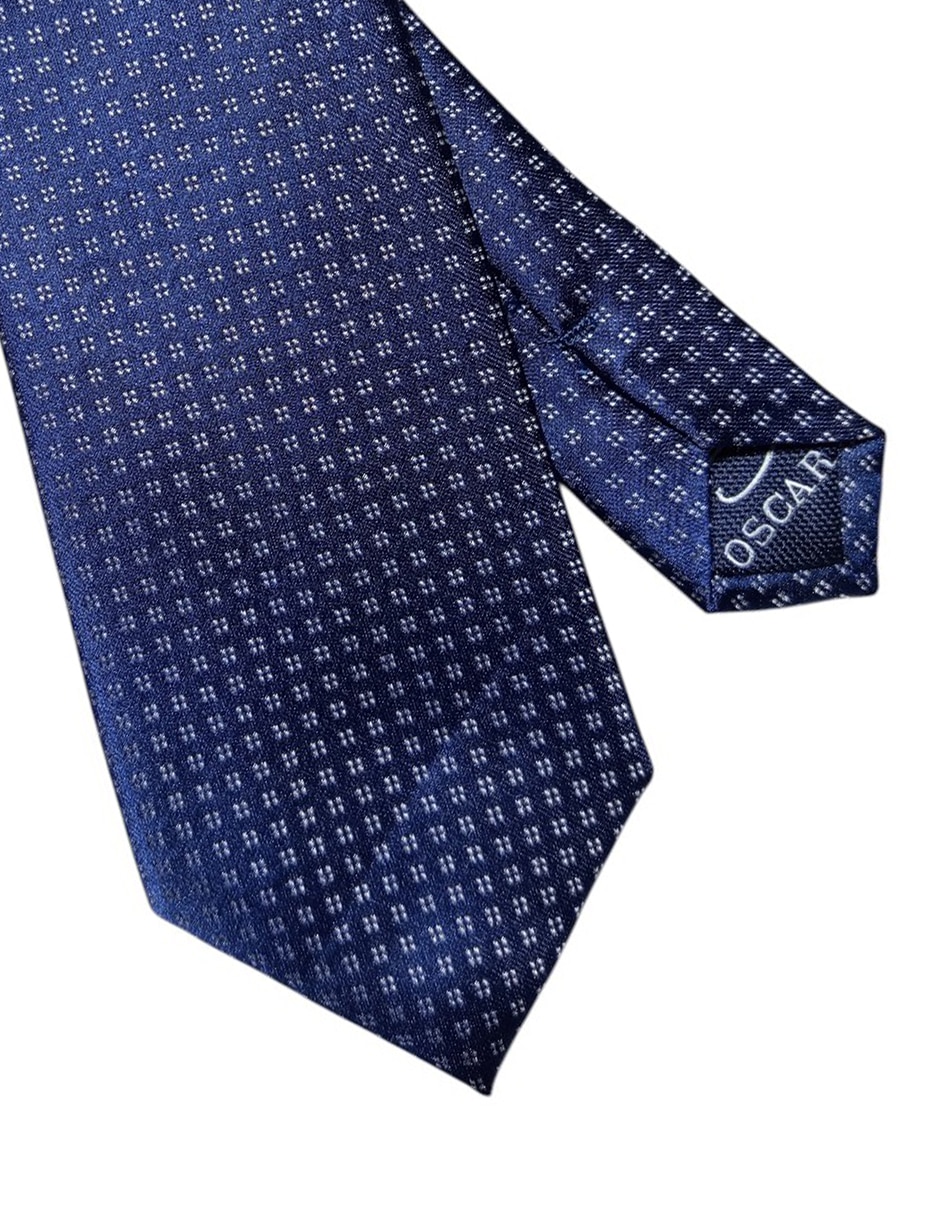 CORBATA O DE LA RENTA GEO, AZUL MARINOA