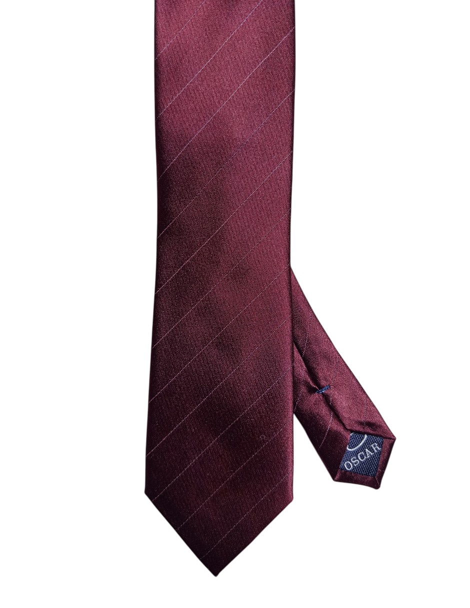Corbata regular de seda estampada a rayas para hombre Corbata regular de seda estampada a rayas para hombre
