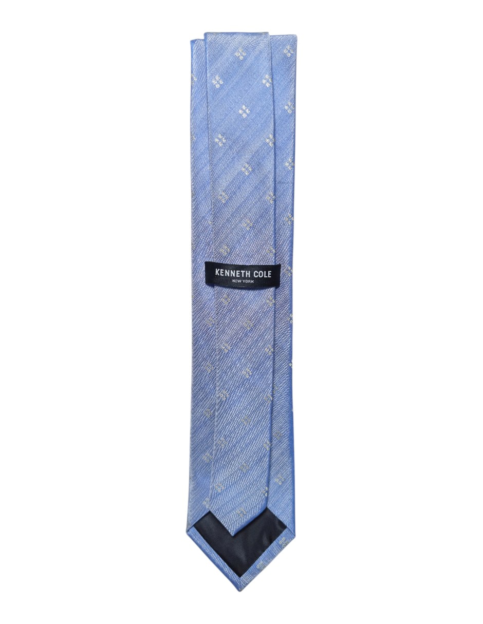 Corbata regular de seda estampado floral para hombre 3