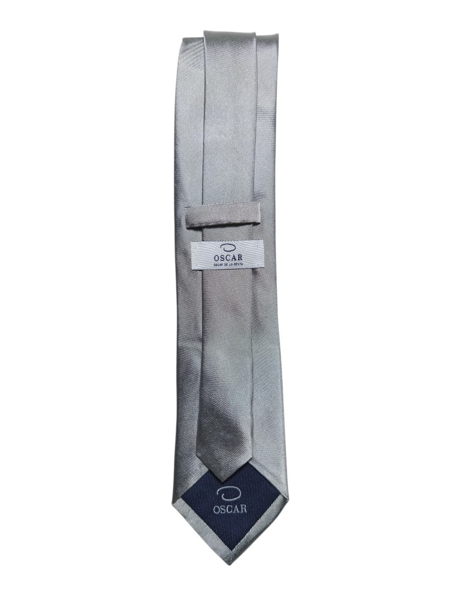 CORBATA O DE LA RENTA LISO R, PLATEADOA