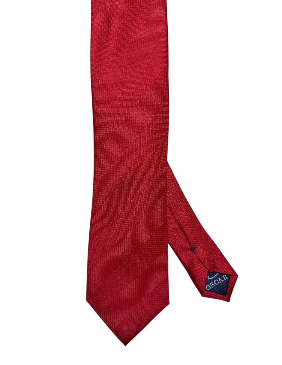 CORBATA O DE LA RENTA GRÁFICO RE, ROJOS