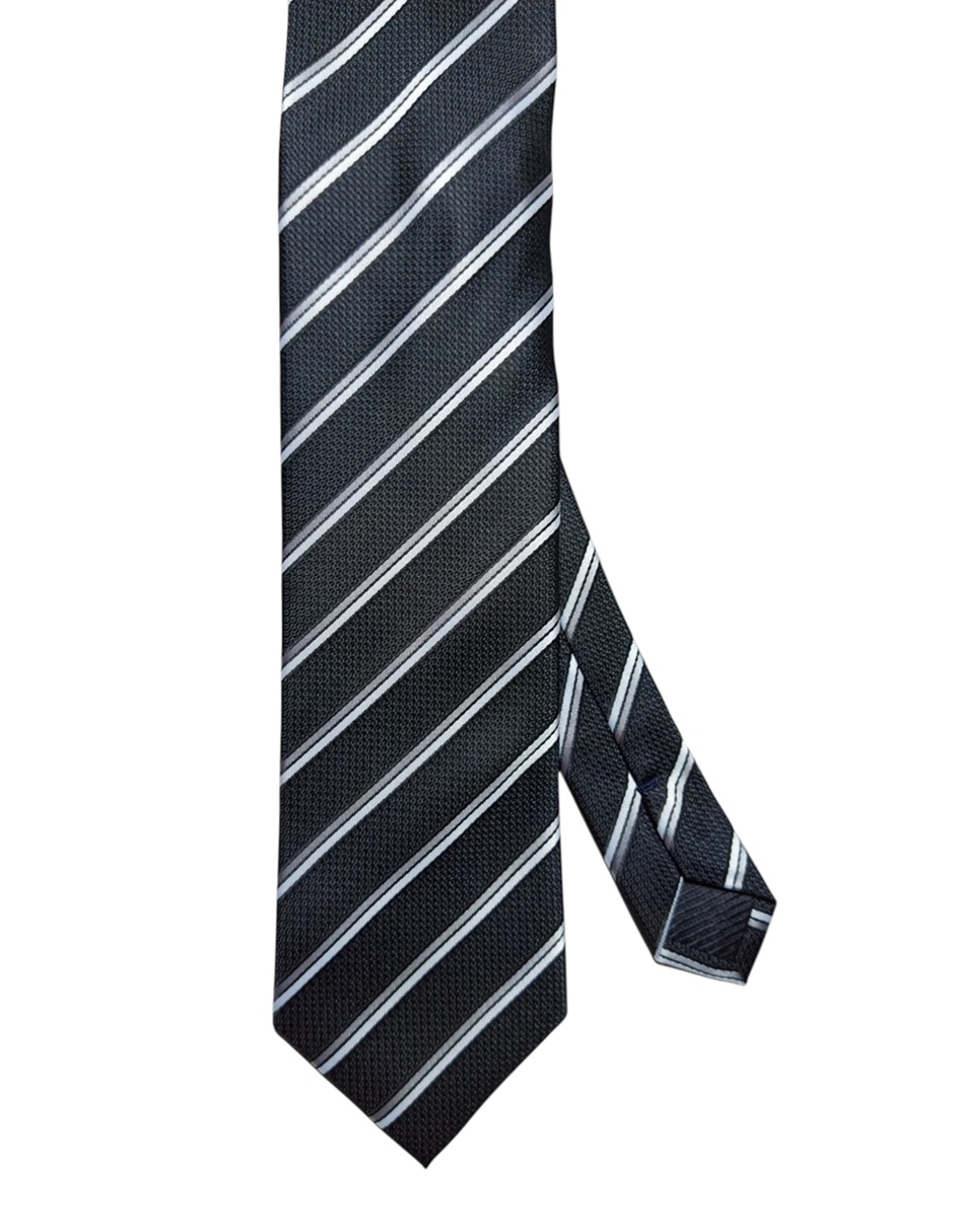 Corbata estampado a rayas para hombre