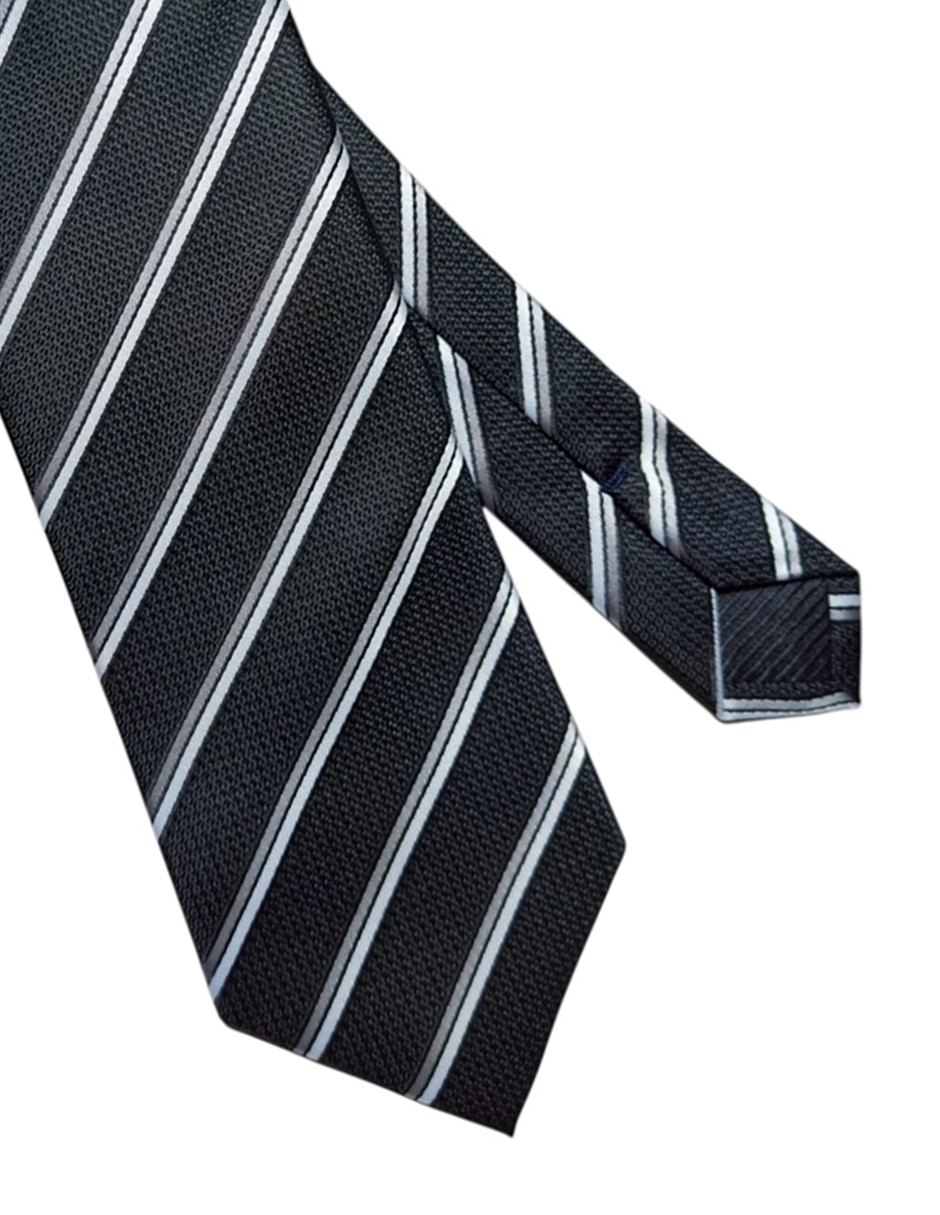 Corbata estampado a rayas para hombre 3