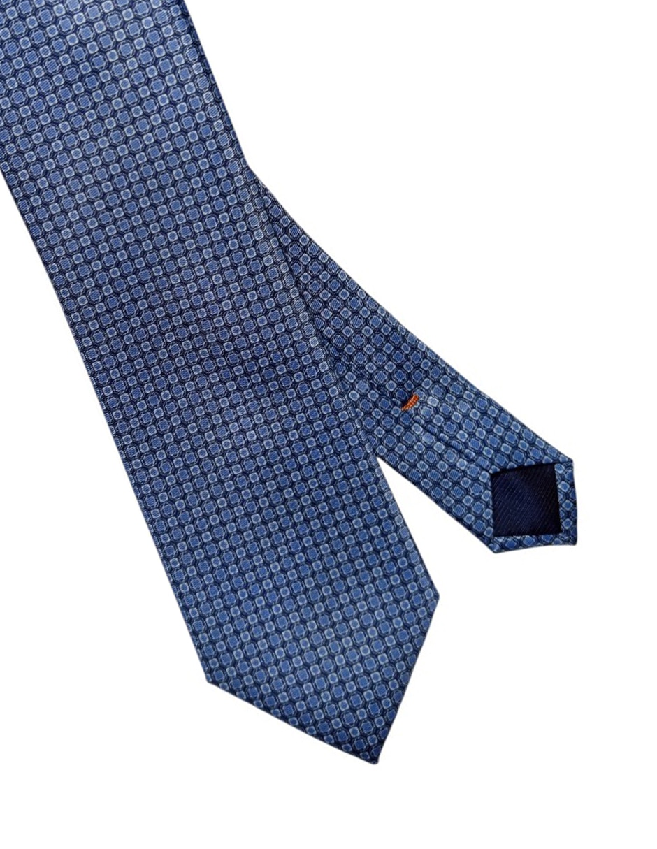 Corbata regular de seda estampada para hombre 2
