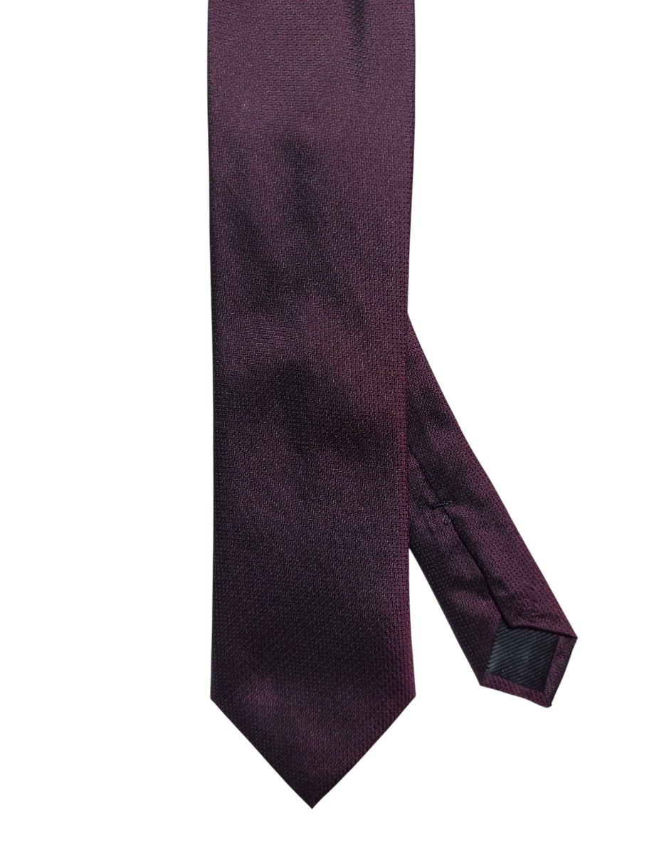 Corbata regular de seda estampado gráfico para hombre