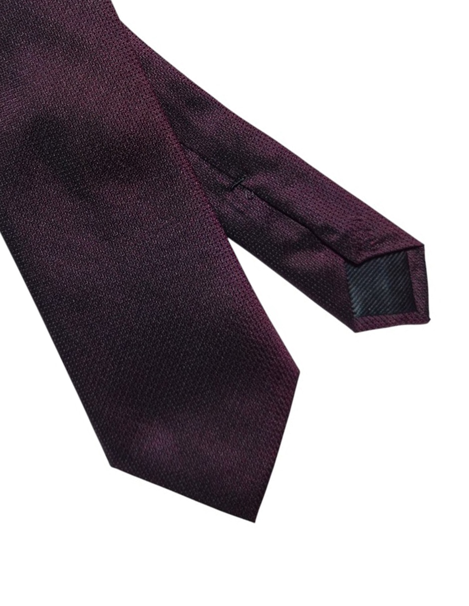 Corbata regular de seda estampado gráfico para hombre 2