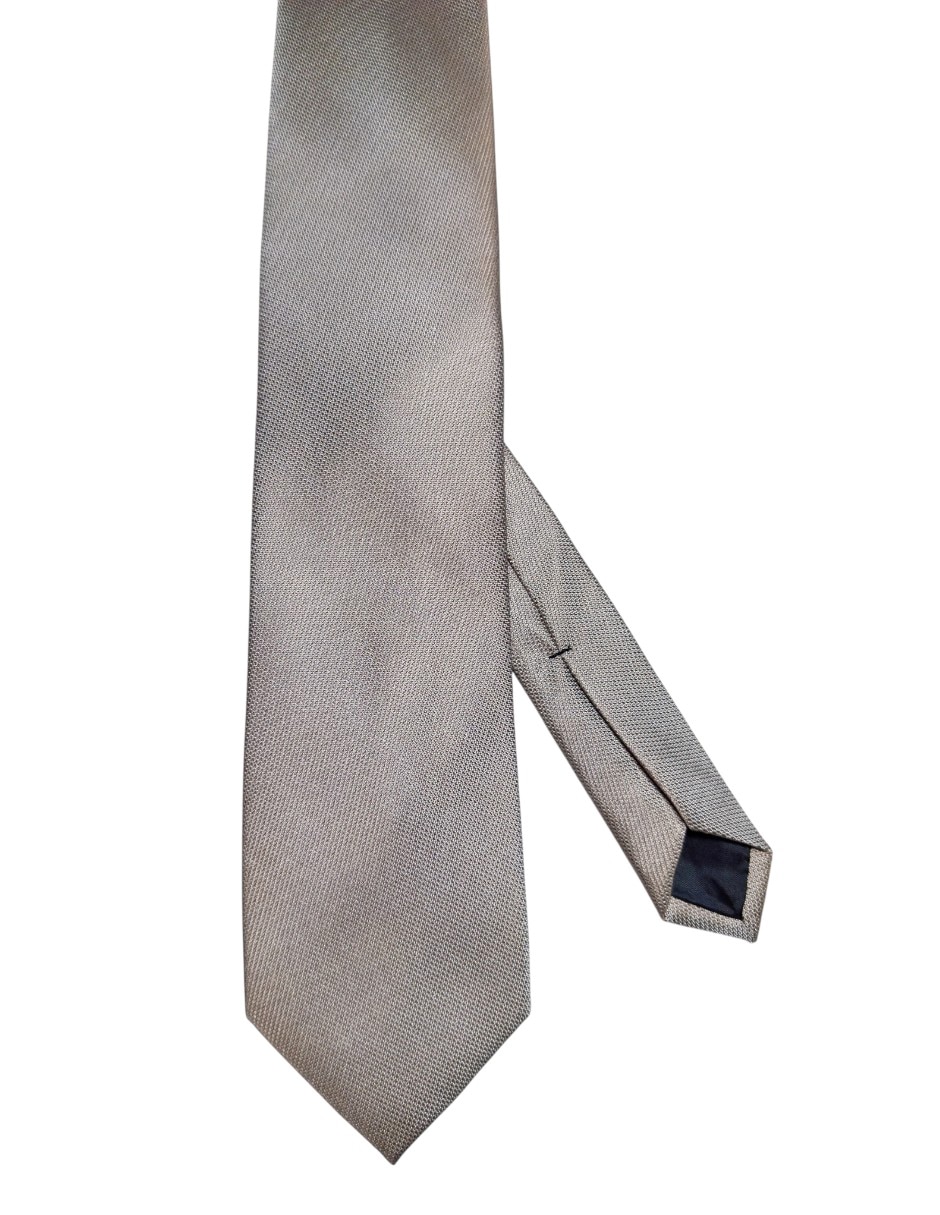 CORBATA PERRY ELLIS LISO REGULA, TAUPE