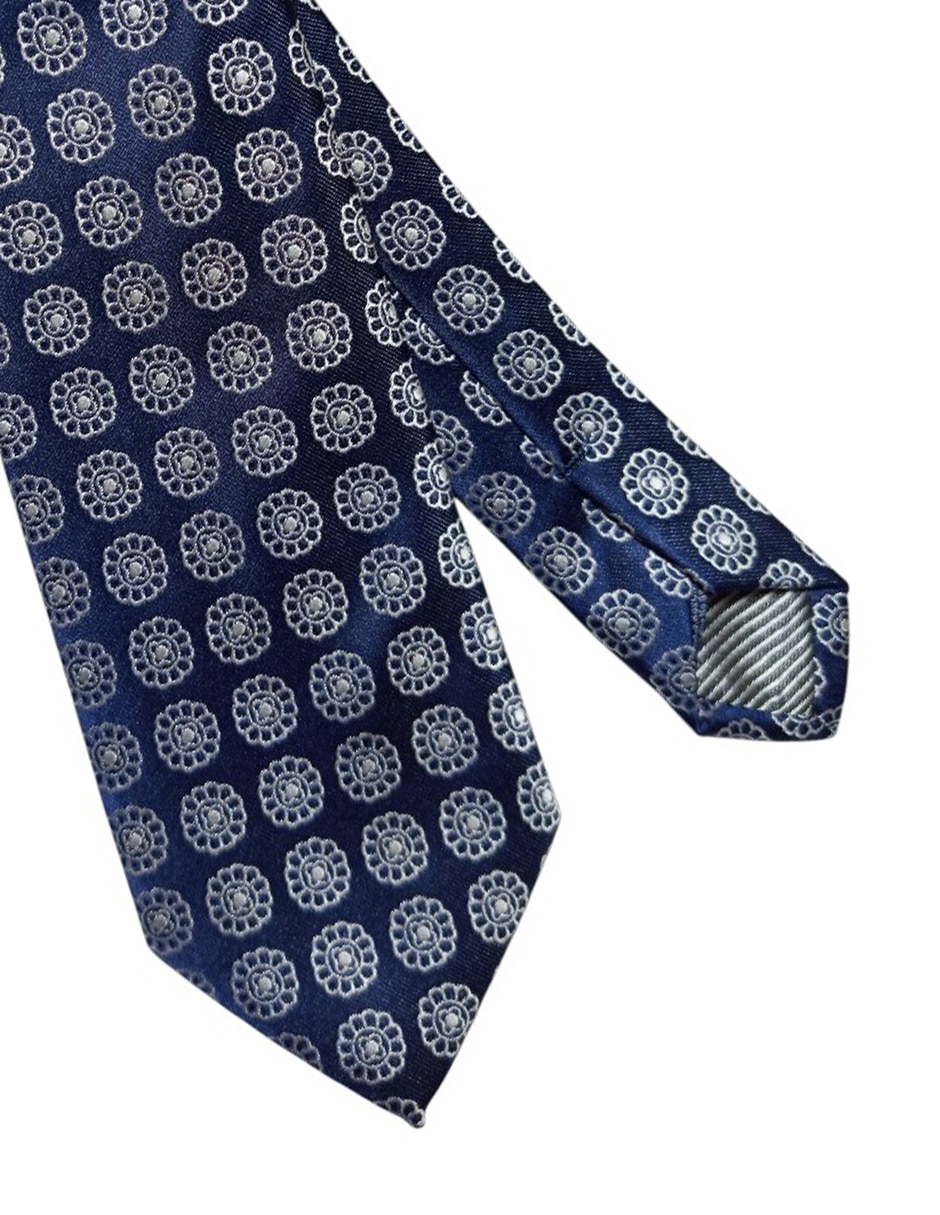 CORBATA JOHN HENRY FLORAL, AZUL MARINO