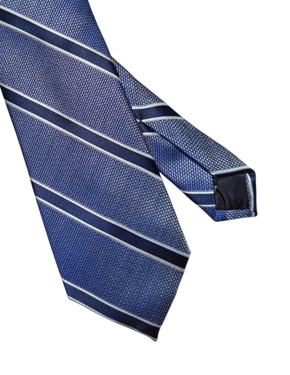 CORBATA PERRY ELLIS A RAY, AZUL MARINOD