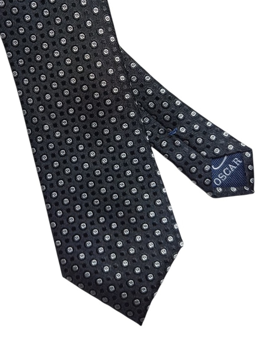 Corbata regular de seda estampada para hombre 2