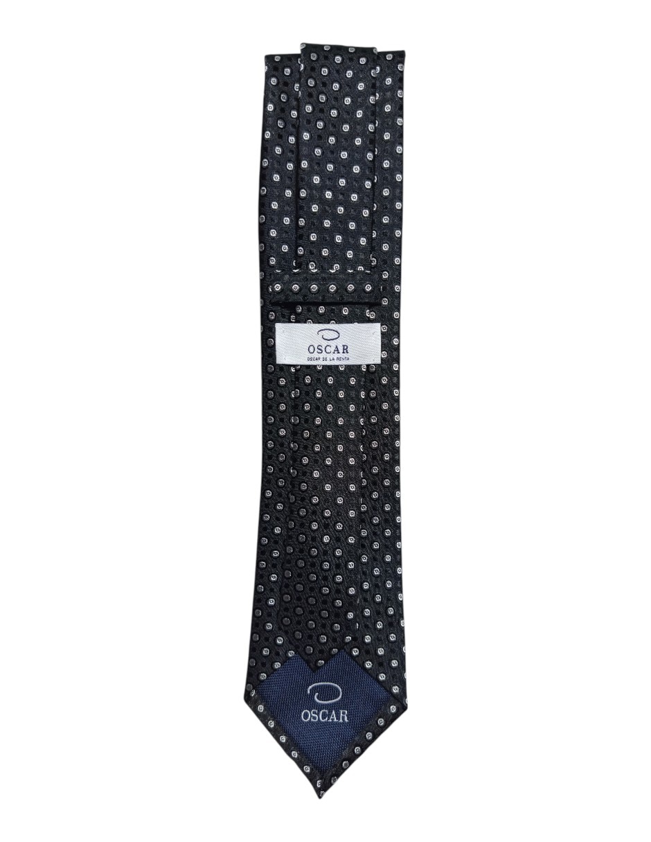 Corbata regular de seda estampada para hombre 3
