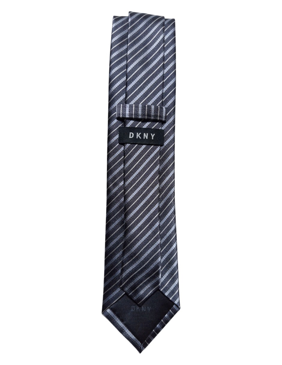 CORBATA DKNY C A RAYAS REGULAR S, GRIS