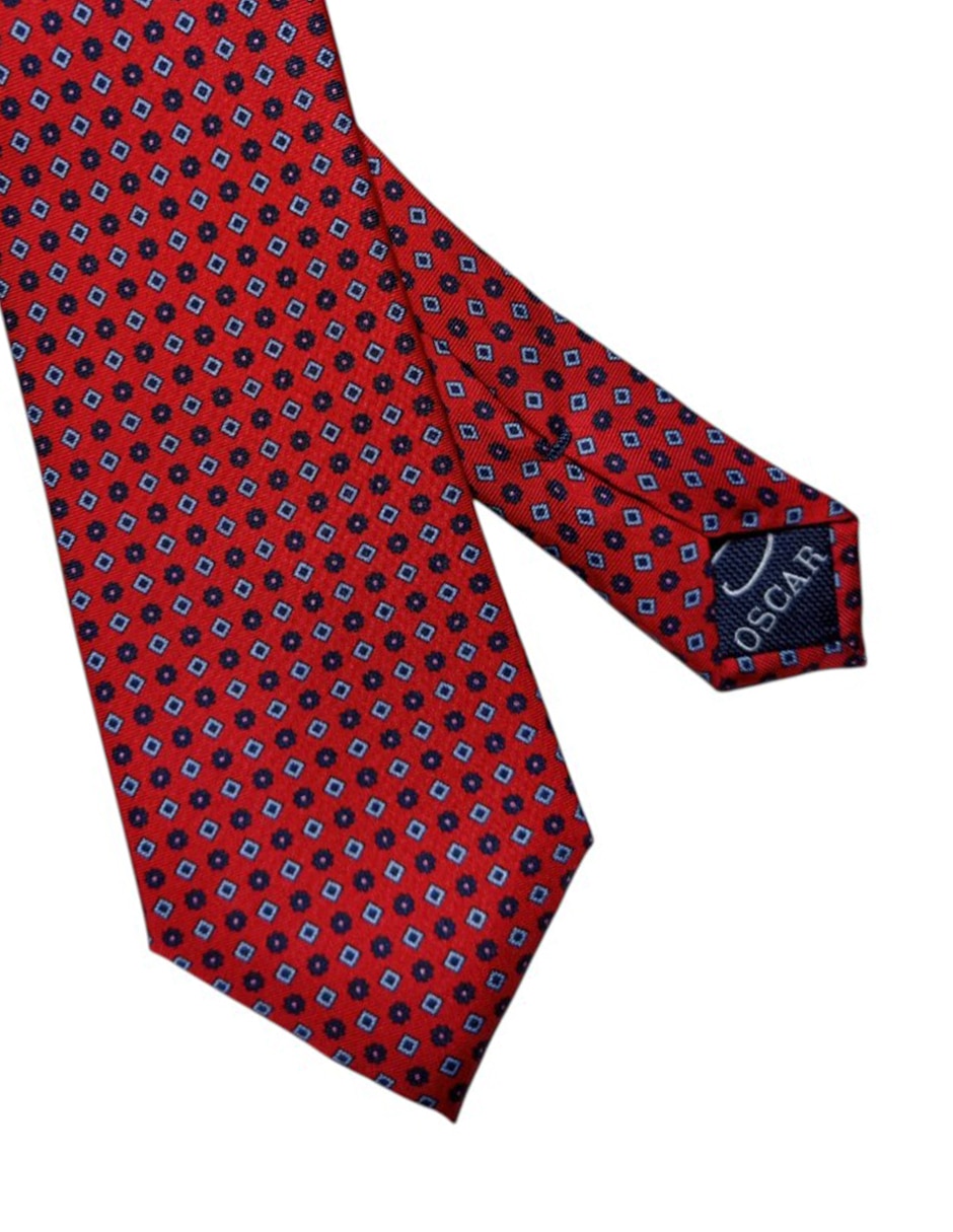 CORBATA O DE LA RENTA FLORAL REG, ROJOE