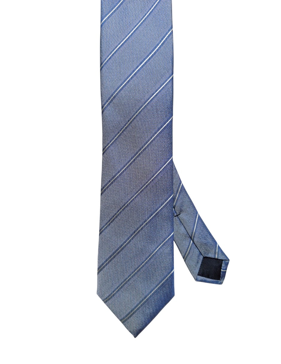 Corbata regular de seda estampado a rayas para hombre Corbata regular de seda estampado a rayas para hombre