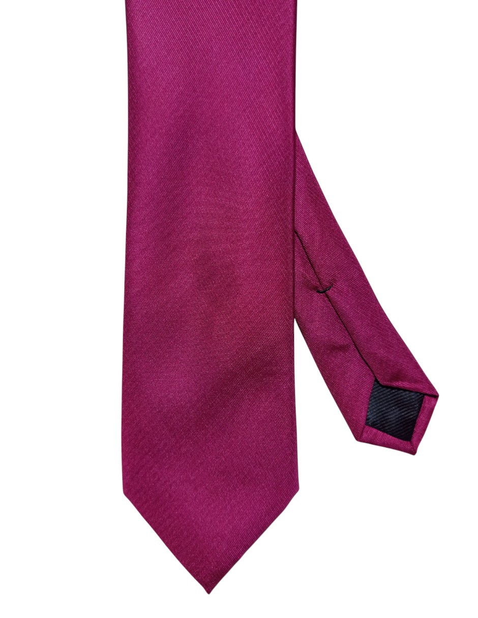 Corbata regular de seda para hombre