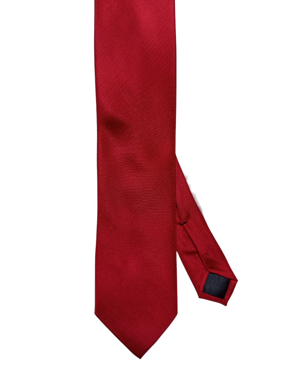 CORBATA DKNY C LISO REGULAR SEDA, ROJO