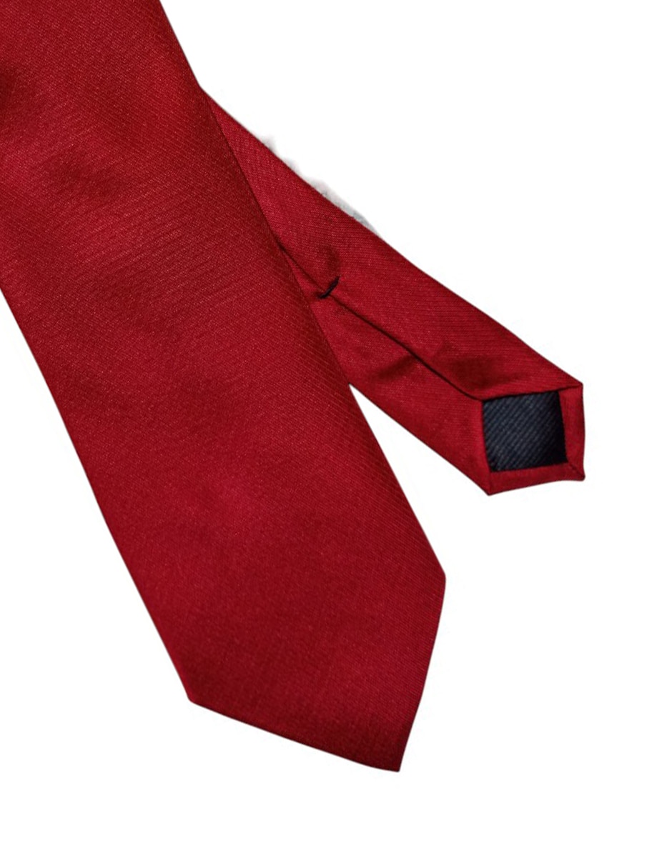 CORBATA DKNY C LISO REGULAR SEDA, ROJO