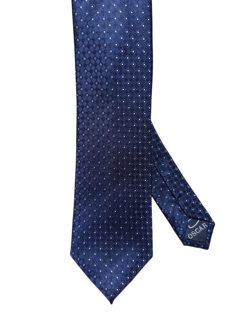 CORBATA O DE LA RENTA GEO, AZUL MARINOA