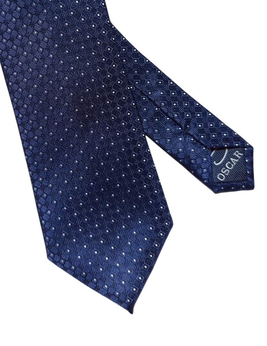 Corbata regular de seda estampada para hombre 2