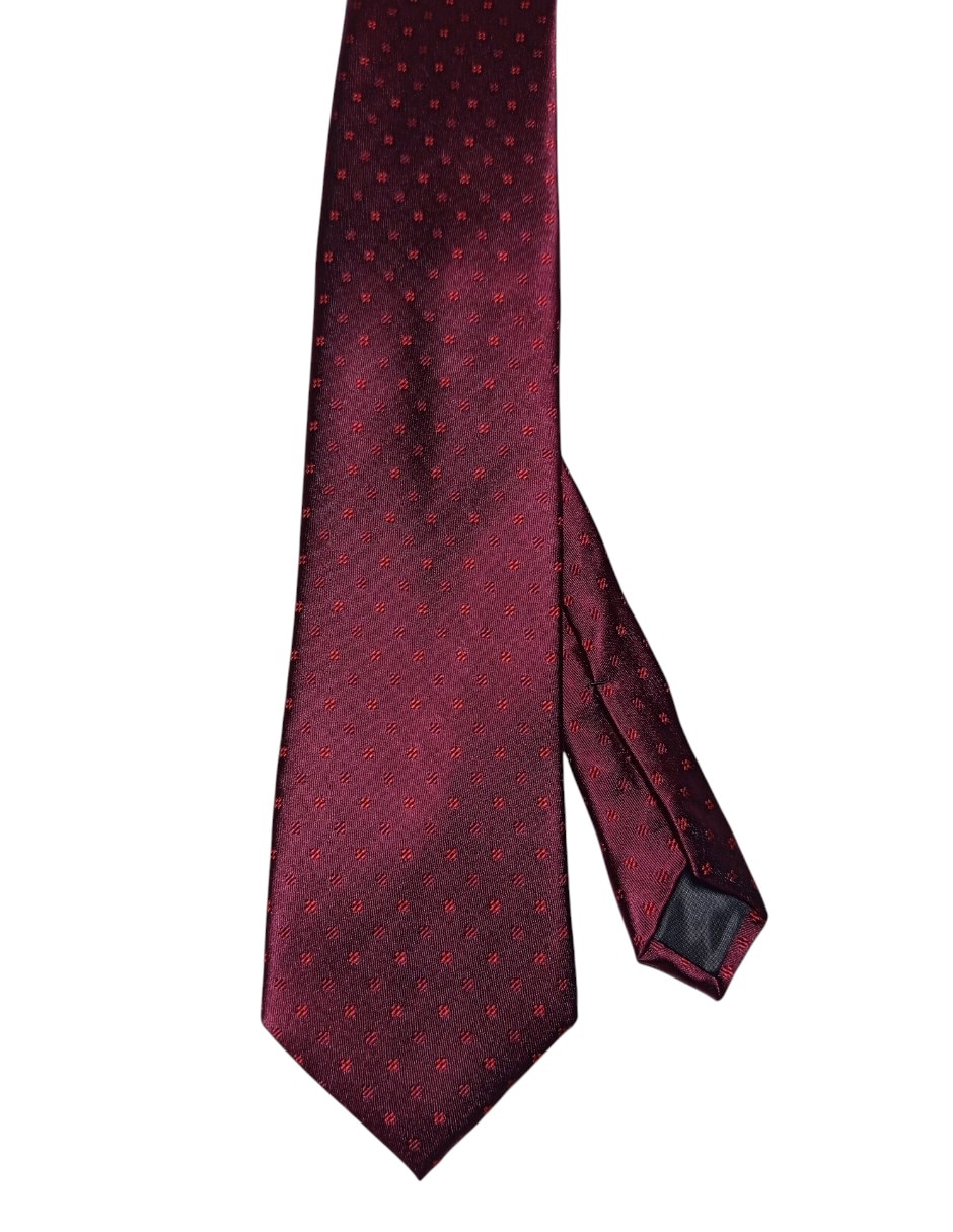 Corbata regular de seda estampado floral para hombre