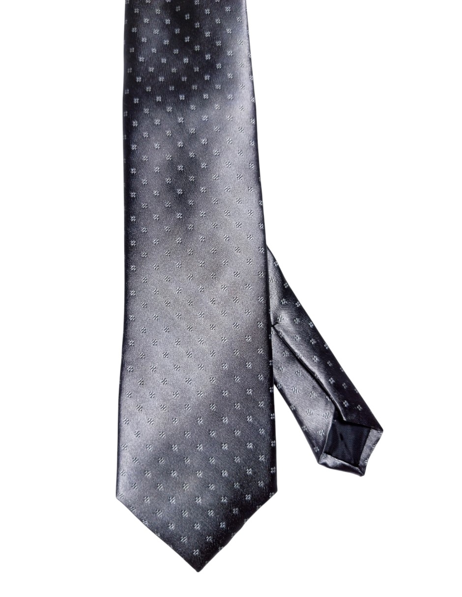 Corbata regular de seda estampado floral para hombre
