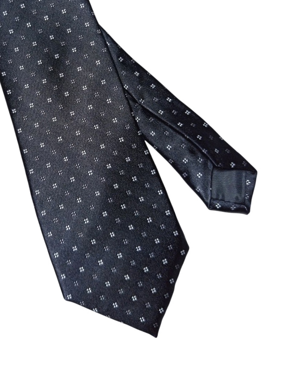Corbata regular de seda estampado floral para hombre 2