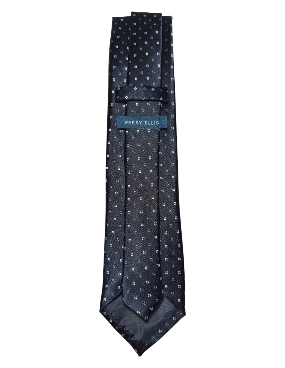 Corbata regular de seda estampado floral para hombre 3