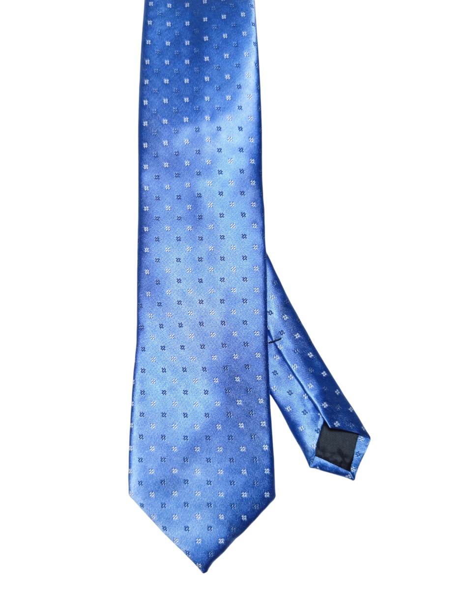 Corbata regular de seda estampado floral para hombre