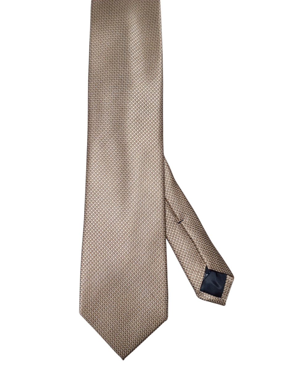 CORBATA PERRY ELLIS LISO REGULA, TAUPE