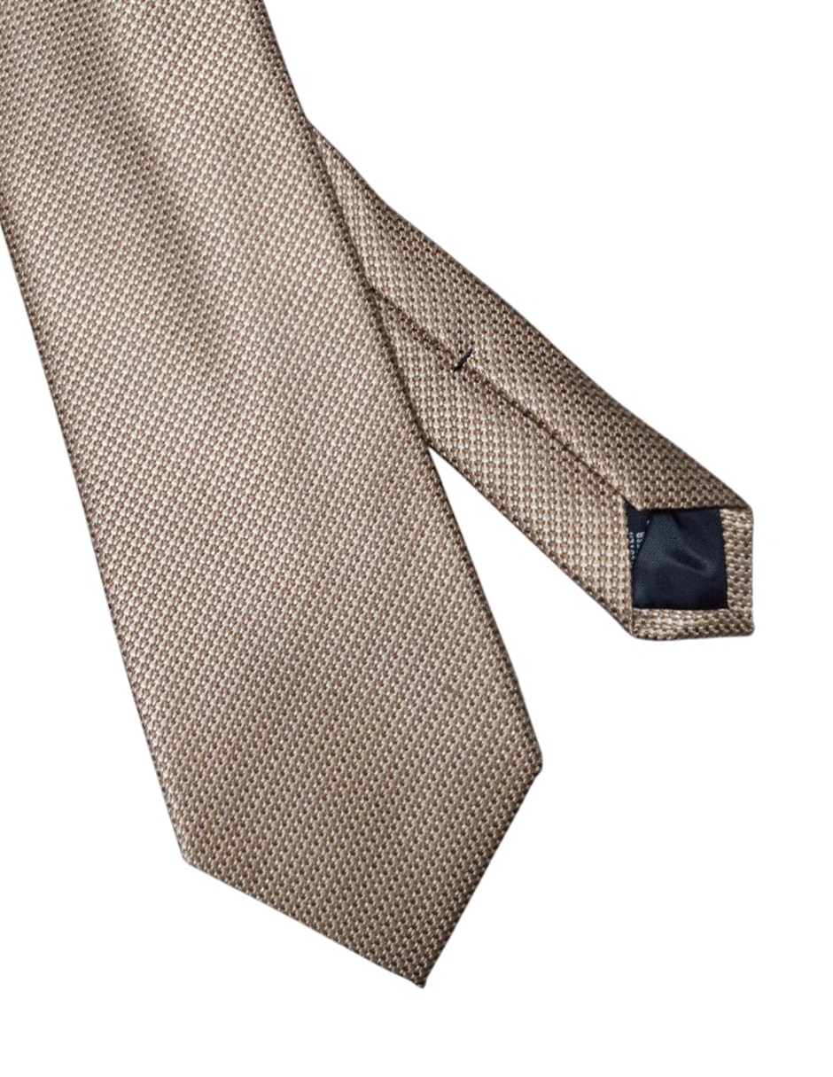 CORBATA PERRY ELLIS LISO REGULA, TAUPE