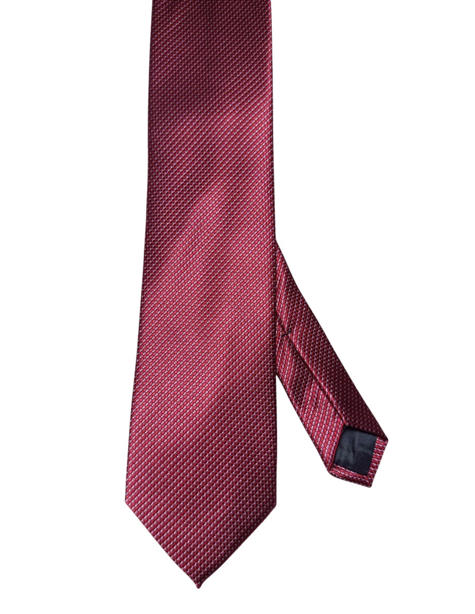 Corbata regular de seda para hombre
