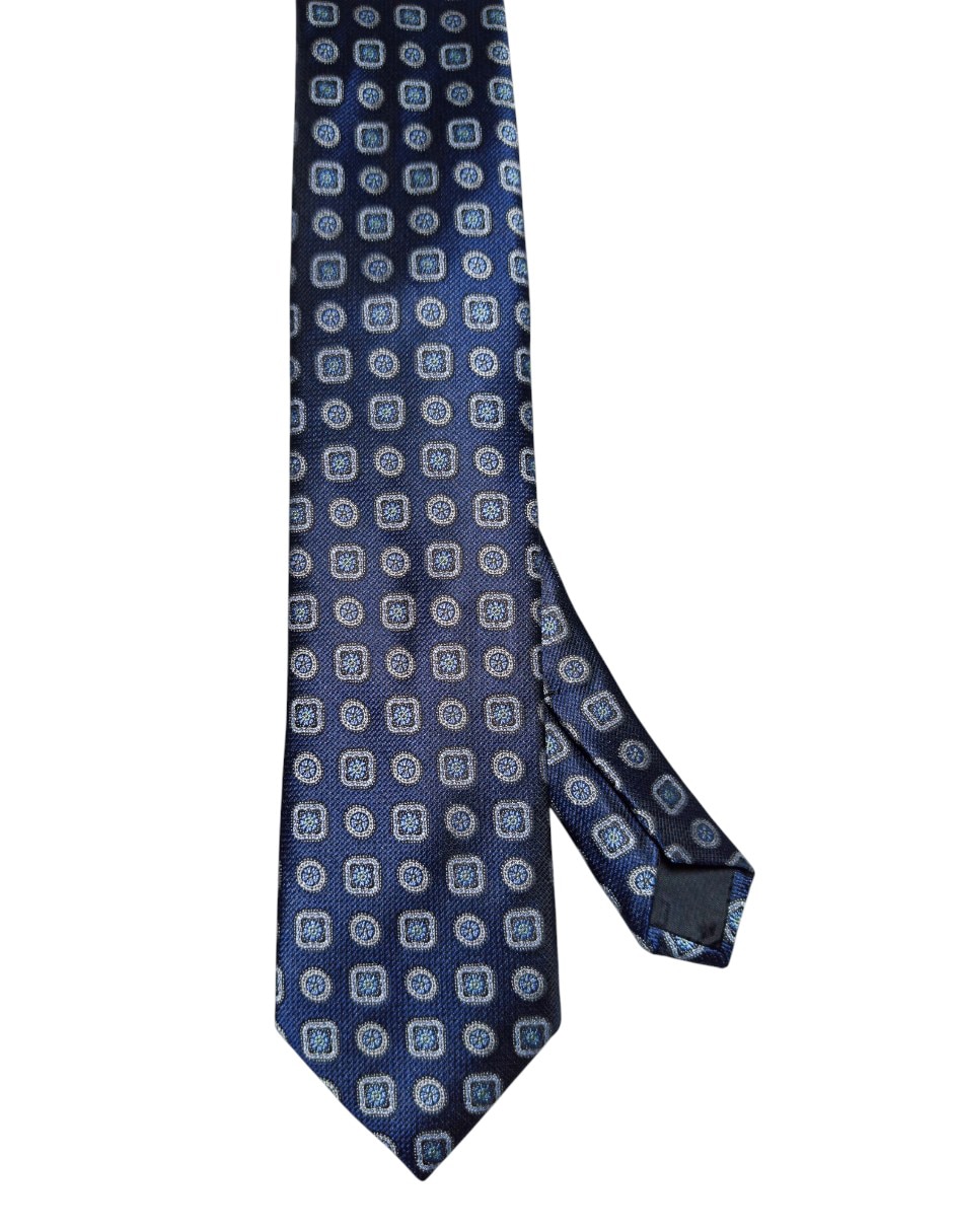 CORBATA PERRY ELLIS FLORA, AZUL MARINOA