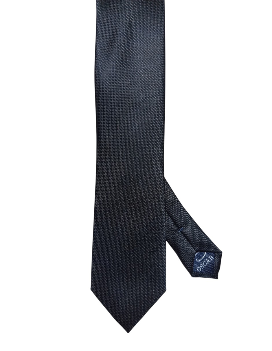 Corbata regular de seda estampado gráfico para hombre