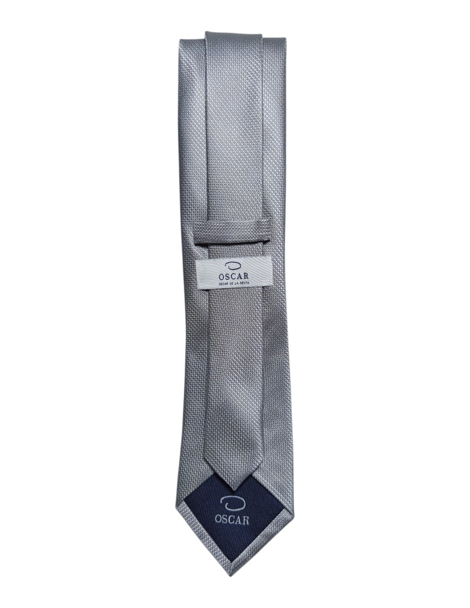 Corbata regular de seda estampado gráfico para hombre 3