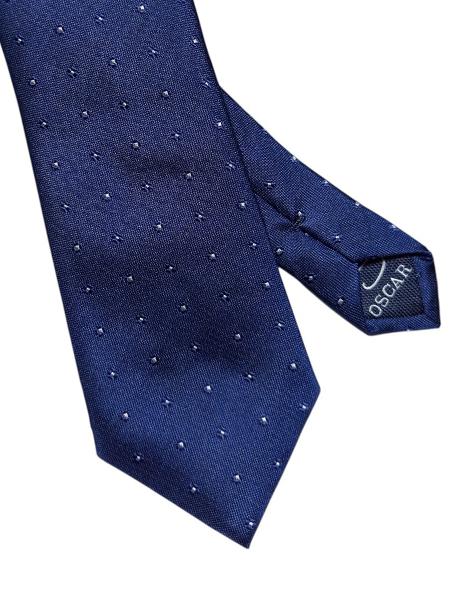 Corbata regular de seda estampado floral para hombre 2