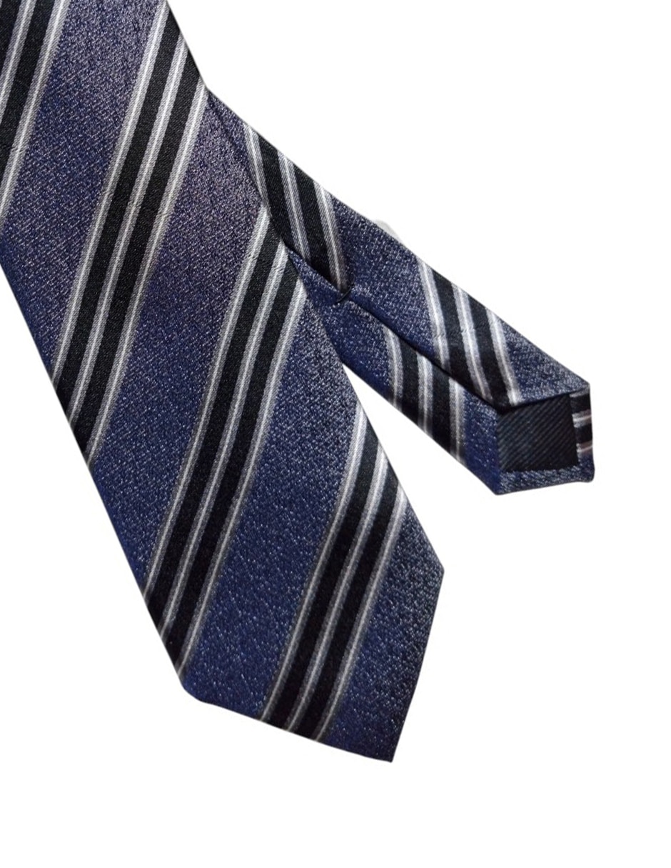 CORBATA DKNY C A RAYAS REGULAR , NEGRO