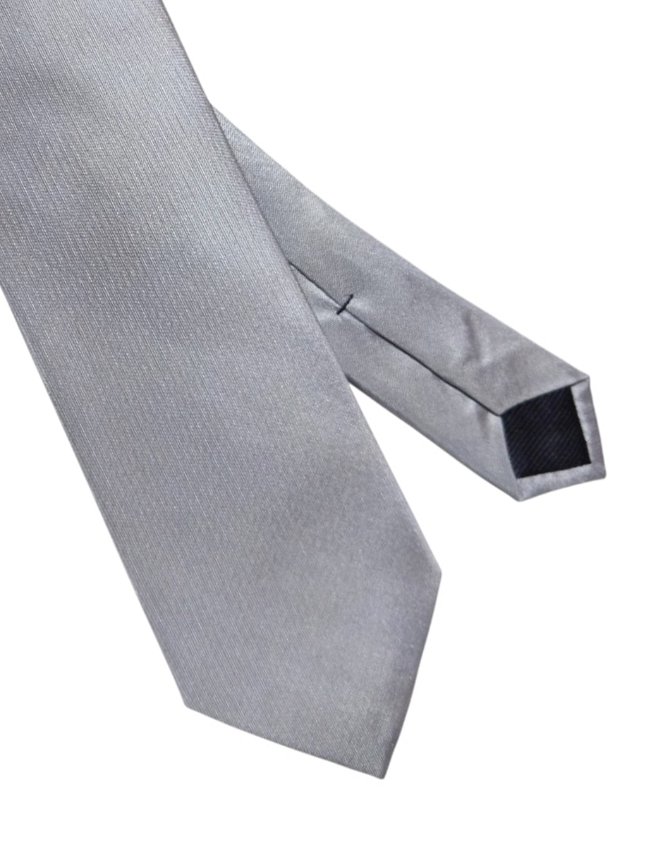 CORBATA DKNY C LISO REGULAR SEDA, GRIS