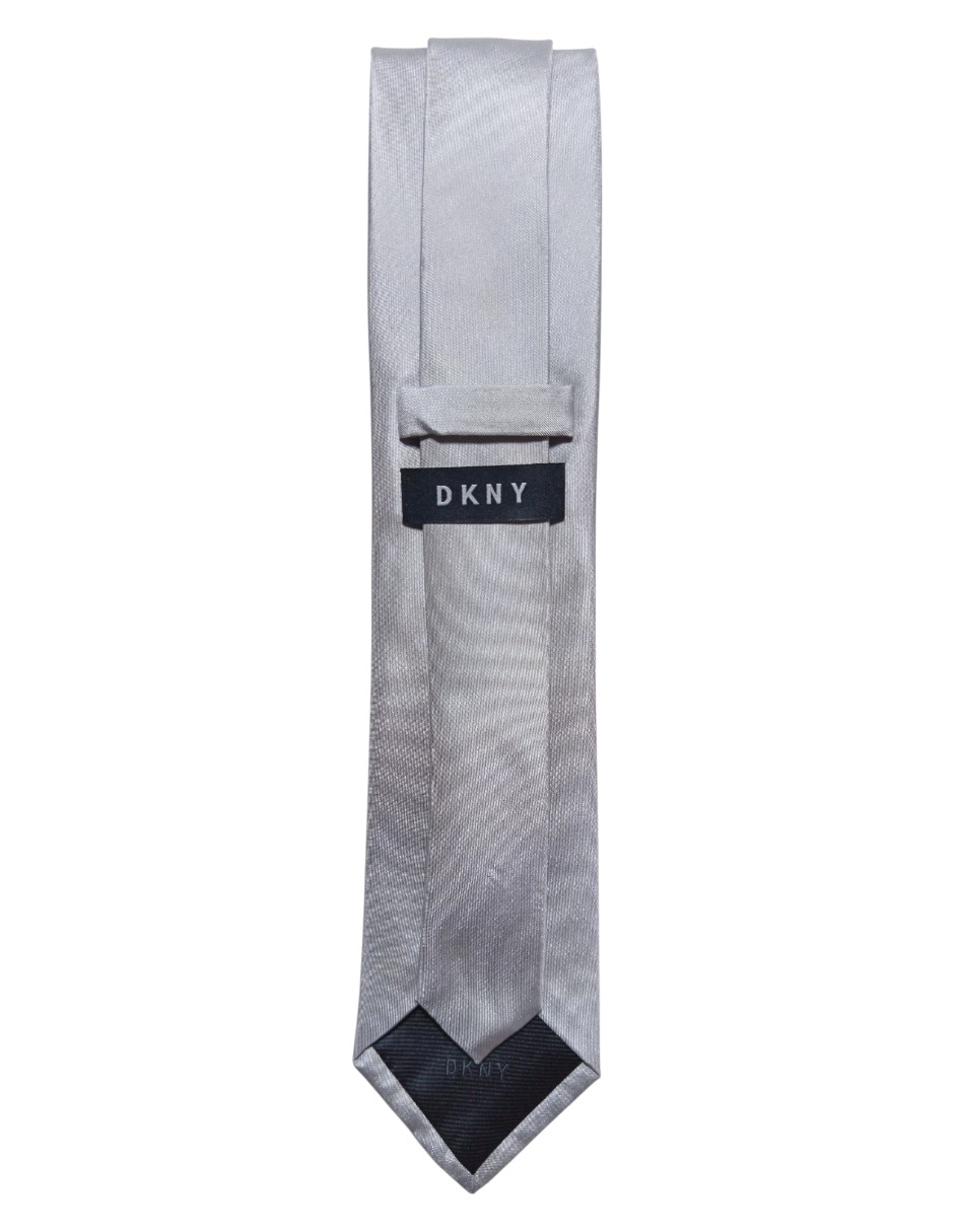 CORBATA DKNY C LISO REGULAR SEDA, GRIS