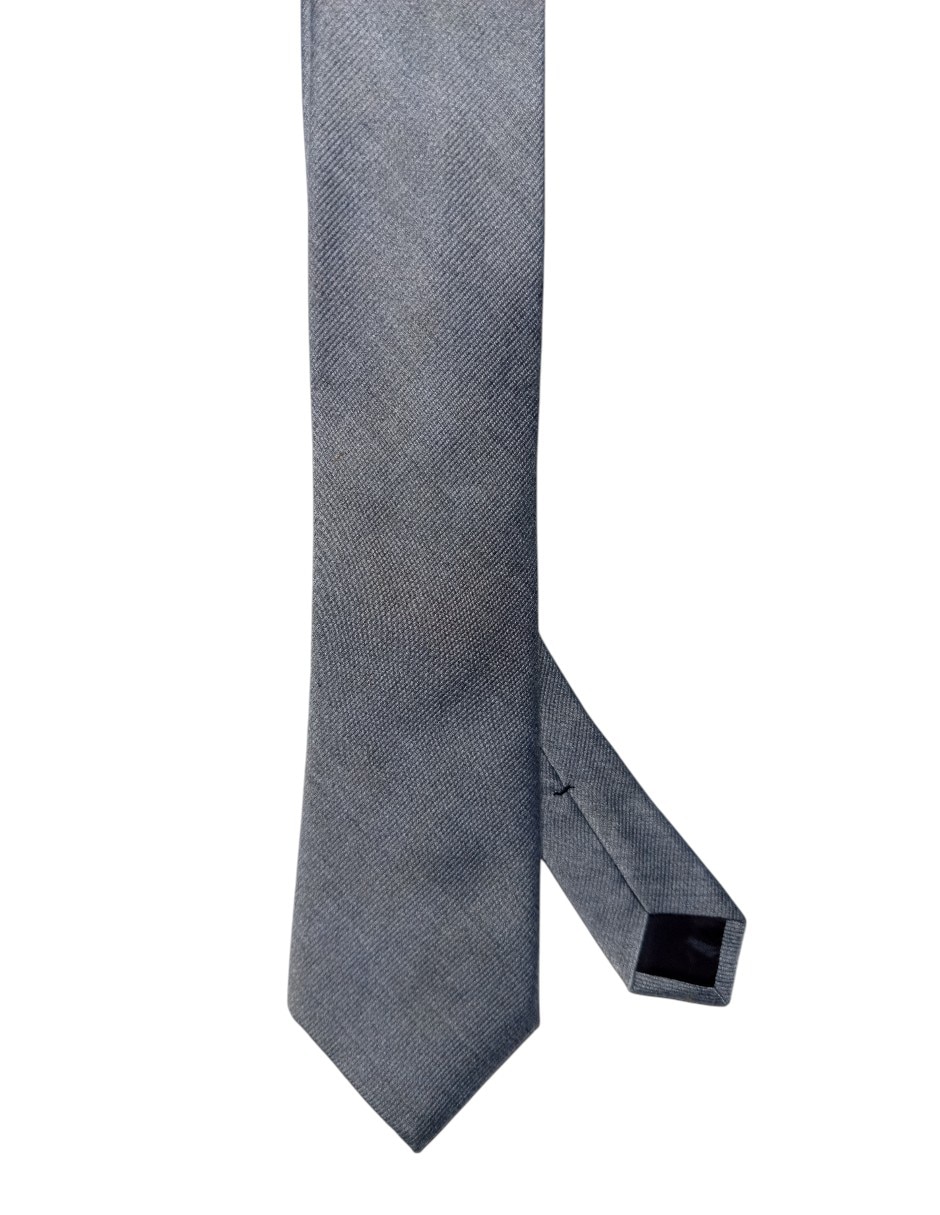 CORBATA KC NY LISO REGULAR S, PLATEADO